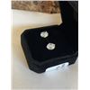 Image 2 : NEW PLATINUM PLATED 2.0CT EACH SIMULATED DIAMOND (CZ) STUD EARRINGS