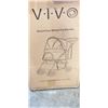 Image 2 : VIVO BLACK FOUR WHEEL PET STROLLER