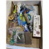 Image 1 : TRAY OF SMOKING ACCESSORIES INCLUDING PIPES, BONGS, ROLLING MACHINE, LIGHTERS