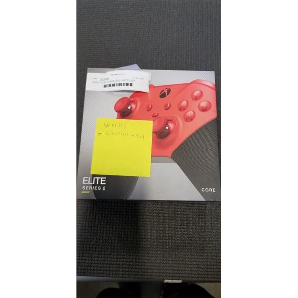 XBOX X S2 ELITE WIRELESS CONTROLLER - TESTED WORKING