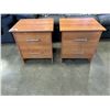 Image 1 : PAIR OF LIGHTWOOD MADE IN DENMARK SIDE TABLES