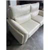 Image 2 : WHITE LEATHER SOFA