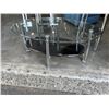 Image 2 : 3PC GLASS TOP COFFEE TABLE SET