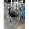 Image 5 : 3PC GLASS TOP COFFEE TABLE SET