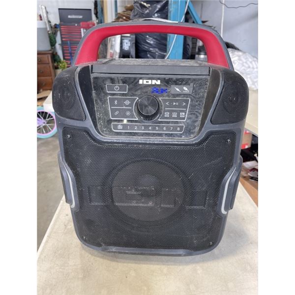 ION PATHFINDER 320 BLUETOOTH BATTERY POWERED SPEAKER WORKING WITH CHARGE CORD