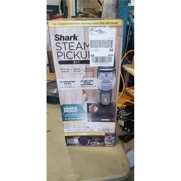 SHARK STEAM PICK-UP STEAM STICK MOP - TESTED WORKING, RETAIL $229