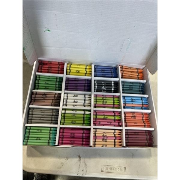 IDIY 1000 PRESORTED CRAYONS (20 COLORS)