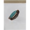 Image 3 : VINTAGE GOLD COLOUR W/ BLUE STONE RING