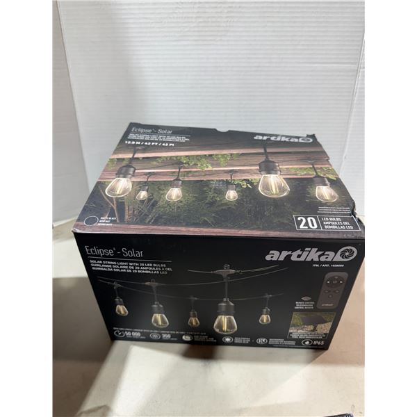 New eclipse – solar string light with 20 LED bulbs new