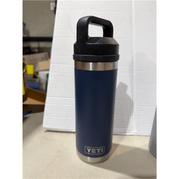 Yeti, water bottle blue
