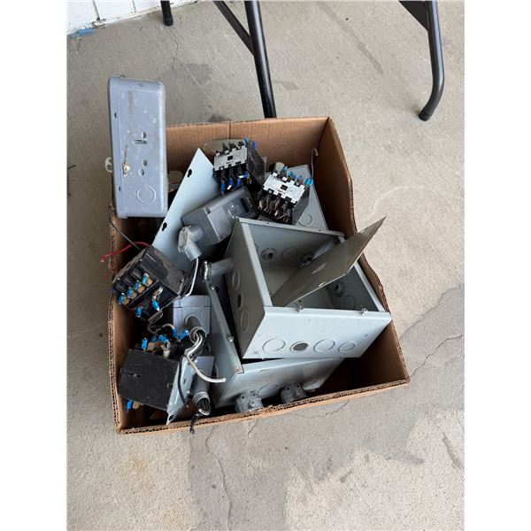 Power boxes, and contactor