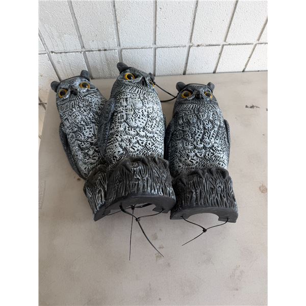 Owl decoys