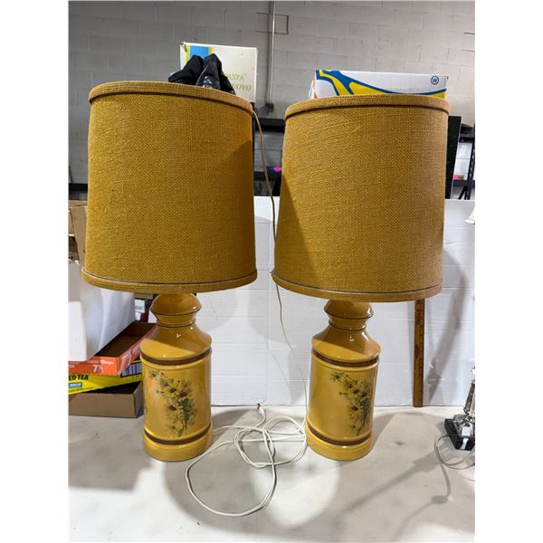 Pair of Table lamps, Vintage