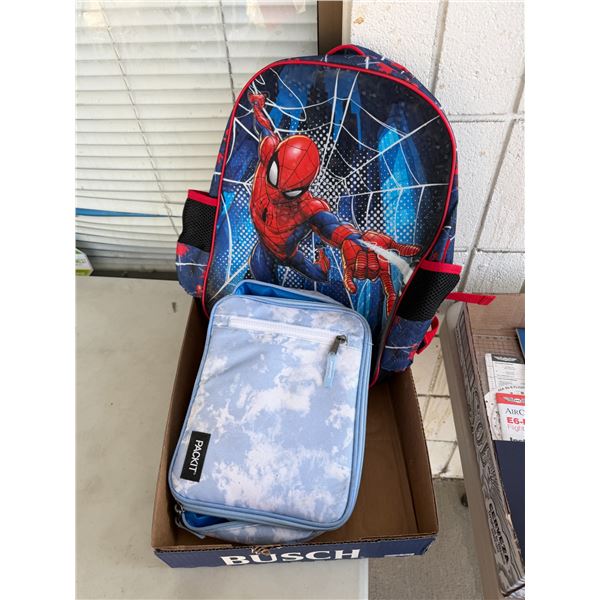 Backpack and lunch bag