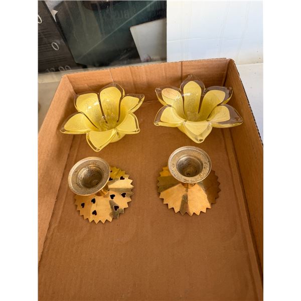 Italian candle holders and other