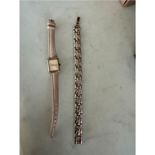 Watch and bracelet
