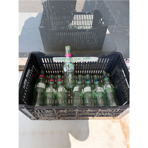 Collectible Coke bottles British Columbia raspberry