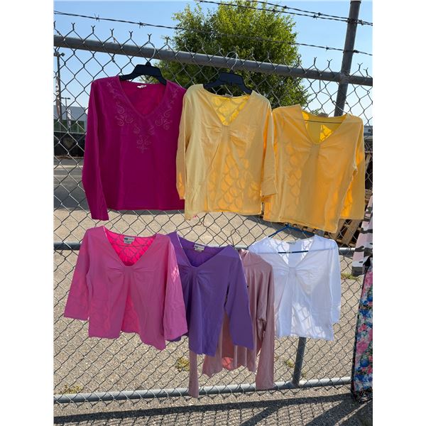 Assorted shirts size large 12/14