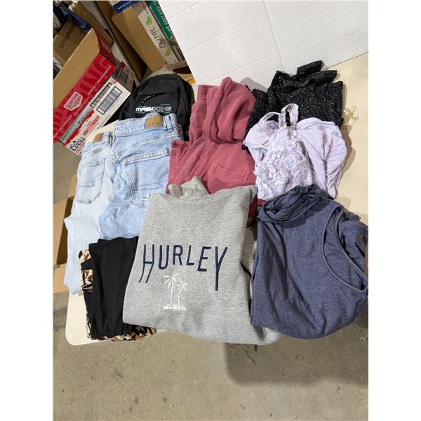 Jeans, size 6, and other clothing, medium