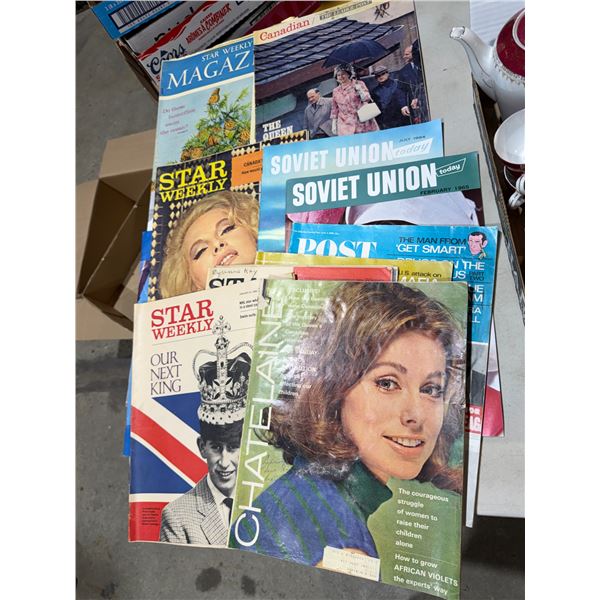 Vintage magazines/newspapers