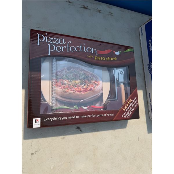Pizza perfection with pizza stone
