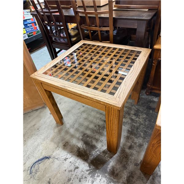 Glass Table 26" x 26" x 22" tall