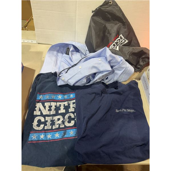 Bass Pro shops, T-shirt, size, XL, and other shirts and string bag