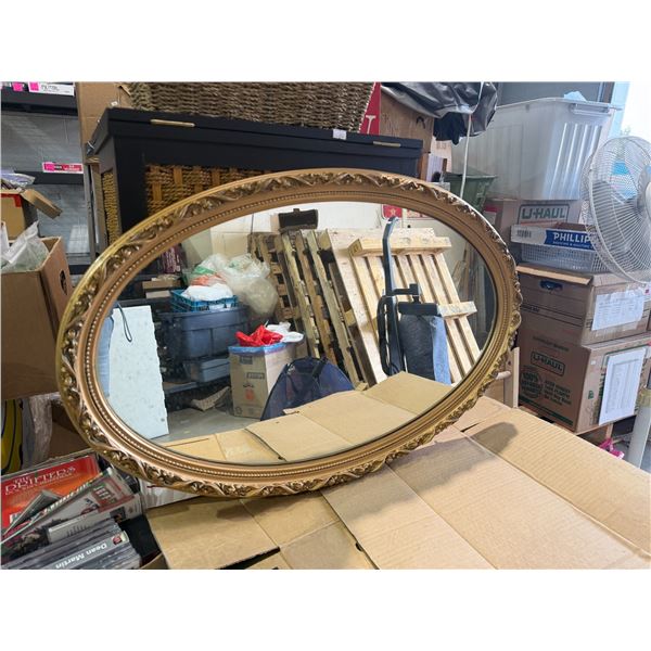 Oval mirror 32" x 20"