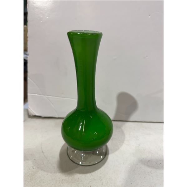 Italian cased glass vase from Empoli