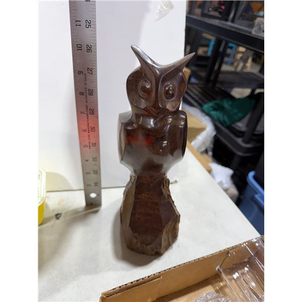 Carved owl