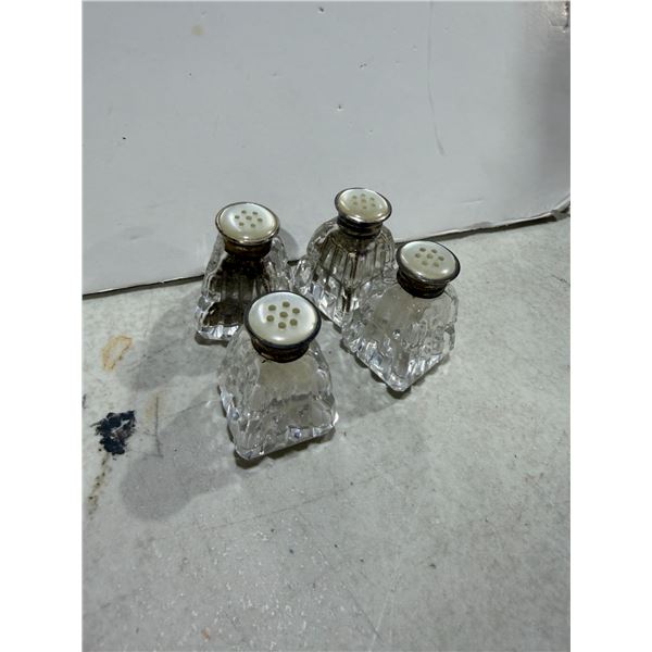 Berks Sterling rims salt and pepper shaker