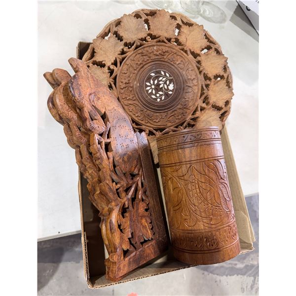 Curved wood items