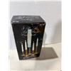 Image 1 : Five piece brass candlesticks
