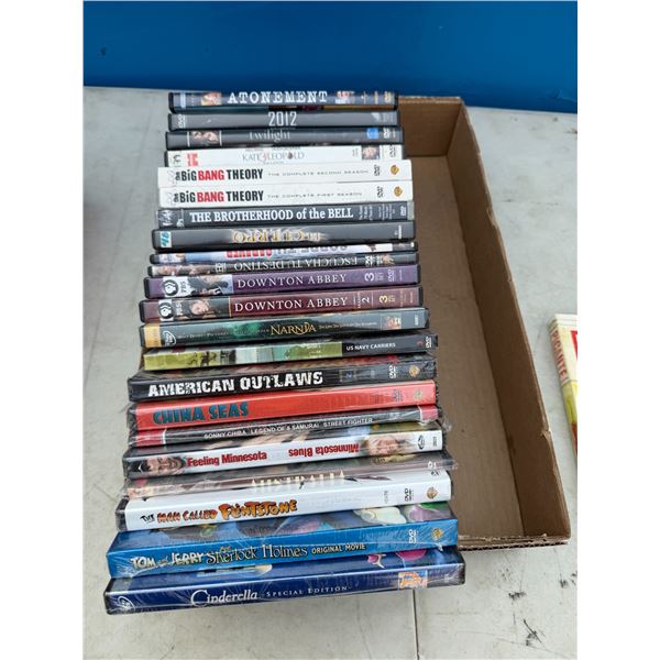 DVDs, some are new