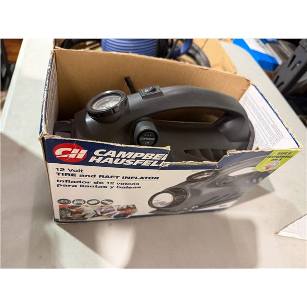 Tire and raft inflator