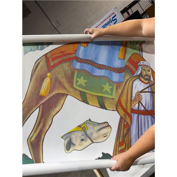 Cut out nativity scene that transfers to plywood