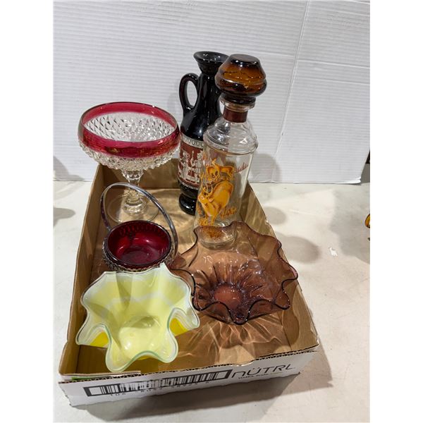 Bottles and decor