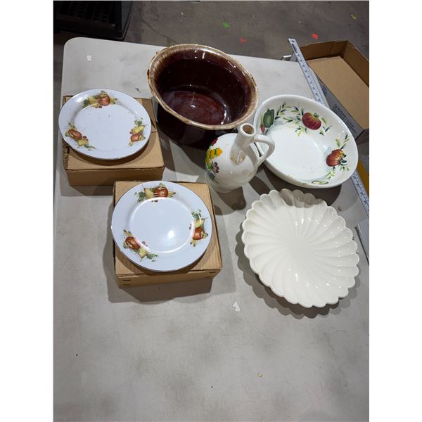 Assortment of dishes