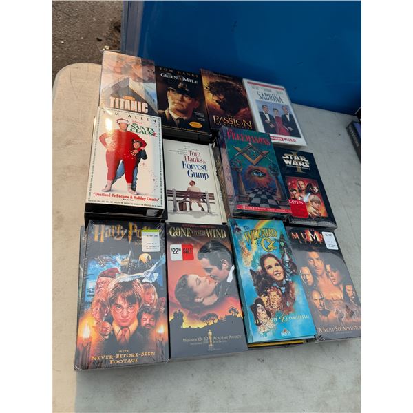 Assorted VHS's