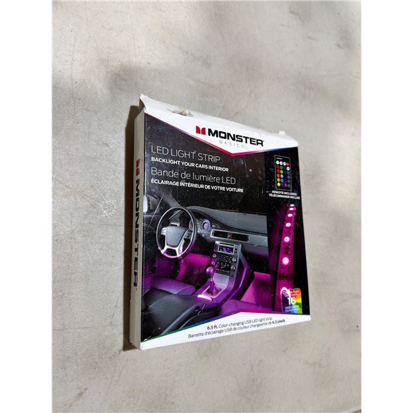 Monster basics, LED strip backlight your cars interior