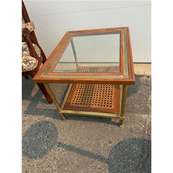 Vintage side table 22 1/2" x 27 1/2" x 20 1/2" tall