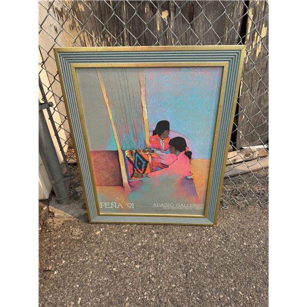 PENA 91 signed 26" x 33"