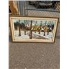 Image 1 : Large Vintage artwork 57" x 33