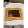 Image 1 : Wicker mirror 12" x 16"n