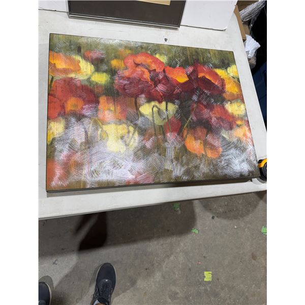 Canvas artwork 23 1/2" x 17 1/2"
