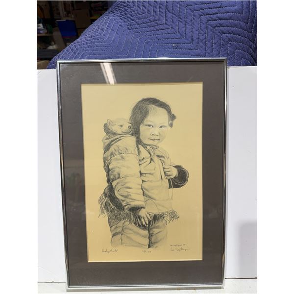 Husky child artwork Leo ANGOTINGOAR 53 of 100 14 1/2" x 20 1/2"