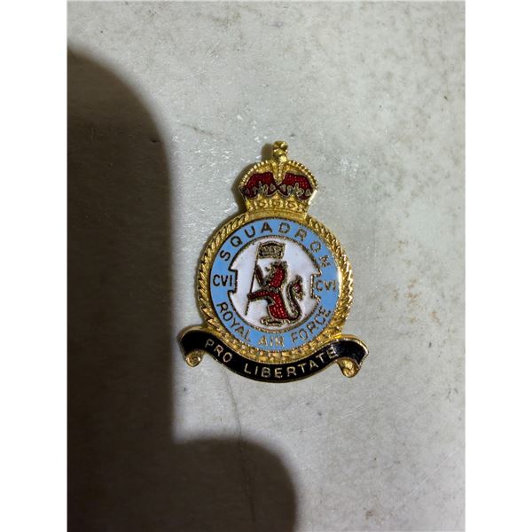 Vintage royal Air Force badge, England