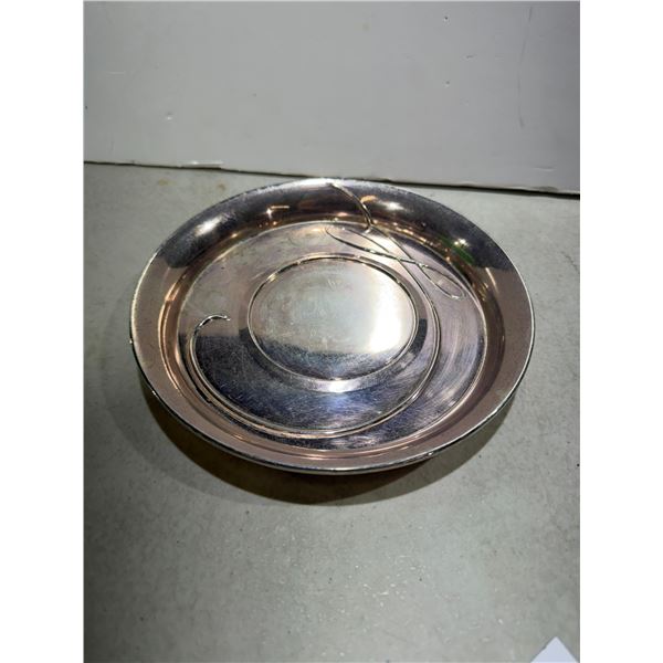 Waterford, silver plated wine, serving tray