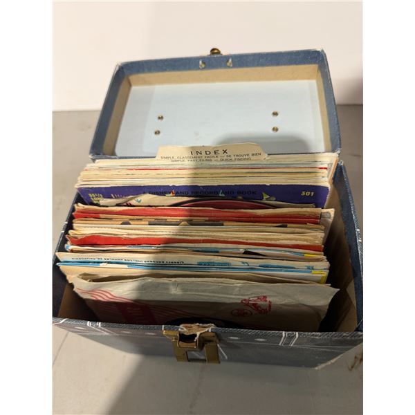 Records in record box 45's