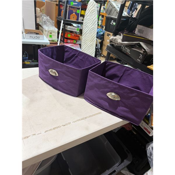 Collapsible storage bins
